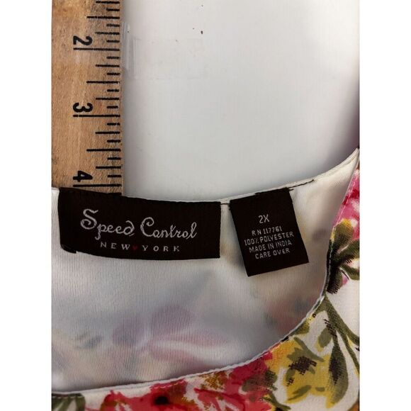 Speed Control New York Sleeveless Floral Dress Size 2 X - Picture 8 of 16